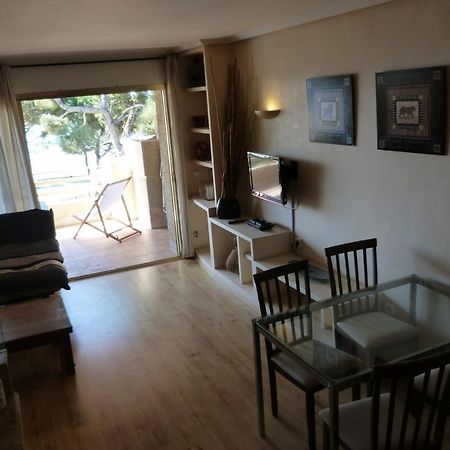 Apartamento Playamero Deluxe Playa Capellans Frente Al Mar ซาลอว์ ภายนอก รูปภาพ