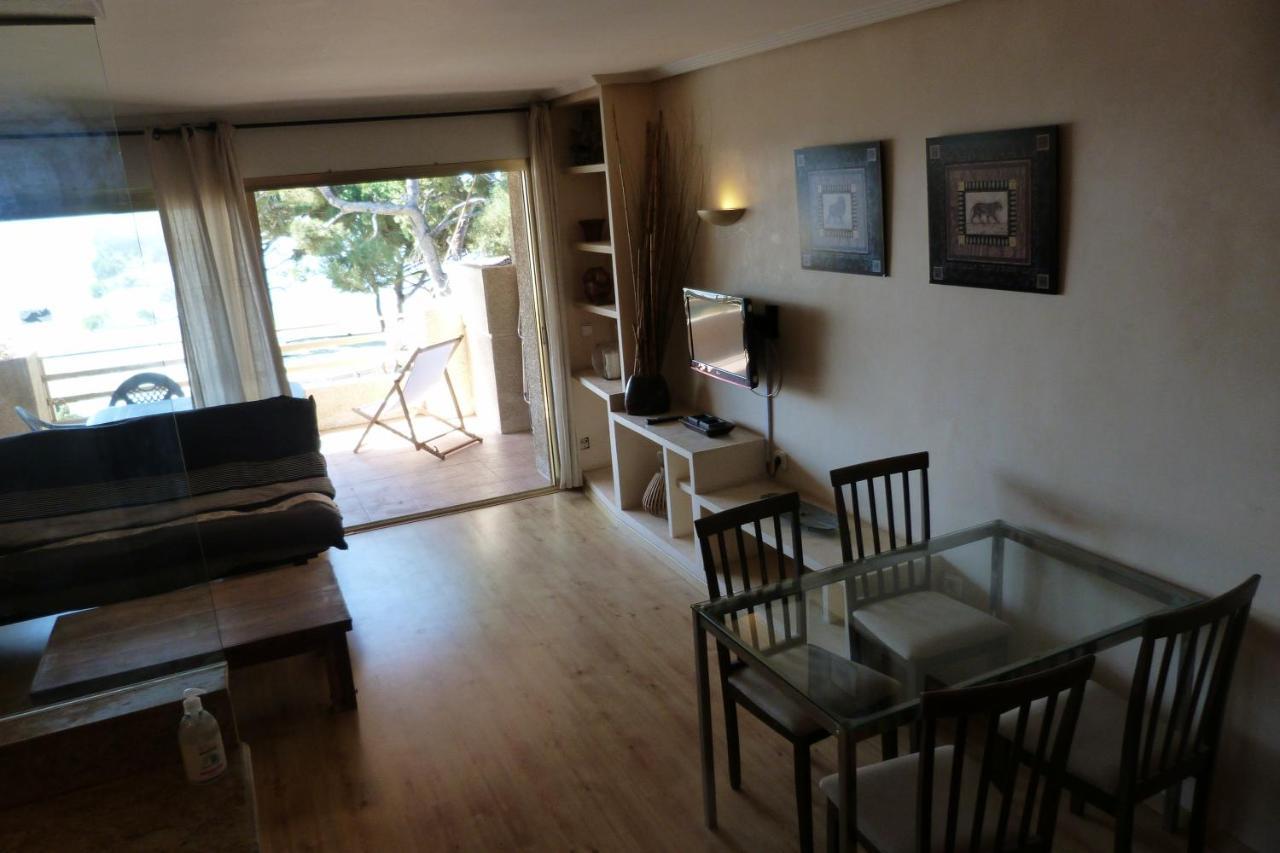 Apartamento Playamero Deluxe Playa Capellans Frente Al Mar ซาลอว์ ภายนอก รูปภาพ